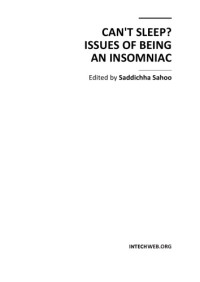 S. Sahoo  — Can't Sleep - Issues of Being an Insomniac