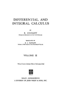 Courant — Differential and Integral Calculus Vol. II