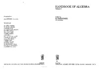 Hazewinkel M. — Handbook of Algebra