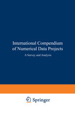 . Codata(Thecommitteeondatafor — International Compendium of Numerical Data Projects: A Survey and Analysis