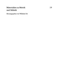 Wilhelm Ott — Metrische Analysen zu Vergil. Aeneis Buch IX