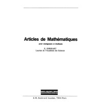 Eugène Ehrhart — Articles de mathématiques