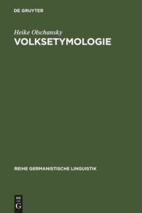 Heike Olschansky — Volksetymologie