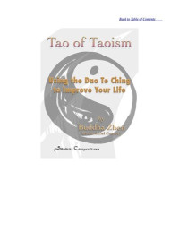 Buddha Zhen — Tao of Taoism: Using the Dao Te Ching to Improve Your Life