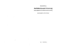 Michael Rothberg — Multidirektionale Erinnerung : Holocaustgedenken im Zeitalter der Dekolonisierung