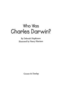 Deborah Hopkinson — Who Was Charles Darwin?