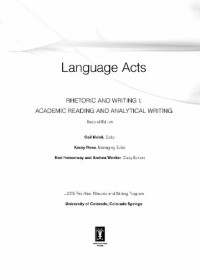 Ceil Malek, Kacey Ross, Keri Hemenway, Andrea Wenker — Language Acts