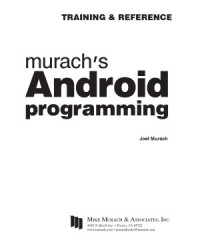 Joel Murach — Murach's Android Programming