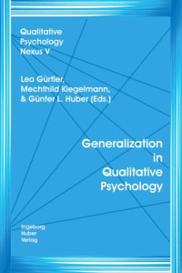 Gürtler, Leo — Generalization in qualitative psychology