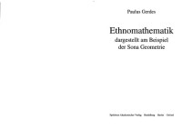 Paulus Gerdes — Ethnomathematik dargestellt am Beispiel der Sona Geometrie