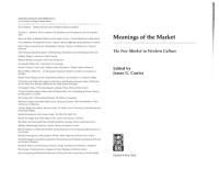 James G. Carrier — Meanings of the Market: The Free Market in Western Culture (Explorations in Anthropology)