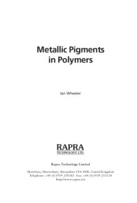 Wheeler, Ian R. — Metallic Pigments in Polymers