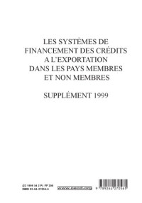 OECD — Les Systèmes de Financement des Crédits? L’Exportation Dans les Pays Membres et Non-Membres de l’Ocde