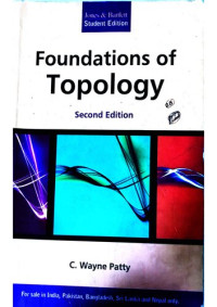 C. Wayne Patty — Foundations of Topology