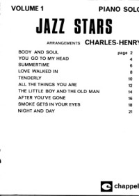 Henry Charles (arr.) — Jazz stars. Volume 1