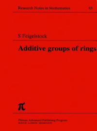 S. Feigelstock — Additive groups of rings,