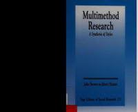 John Brewer, Albert Hunter — Multimethod Research: A Synthesis of Styles (SAGE Library of Social Research)