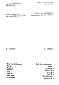 UNESCO 1971 — Espana Guia de Fuentes para la historia de Africa Subsahariana