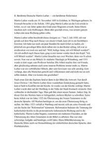  — Der berühmte Deutsche Martin Luther - ein berühmter Reformator ПЕРЕВОД