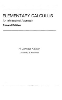 H. Jerome Keisler — Elementary calculus: an infinitesimal approach