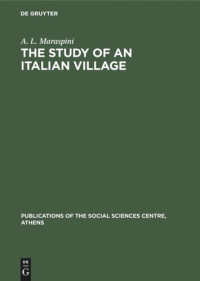 A. L. Maraspini — The study of an Italian village