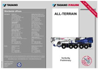 — Вседорожный автомобильный кран Tadano Faun ATF 130G-5 (Техническое описание + Чертеж)