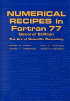 William H Press; Saul A Teukolsky; William T Vetterling; Brian P Flannery — Numerical recipes in FORTRAN. Book