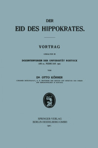 Otto Körner — Der Eid des Hippokrates