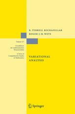 R. Tyrrell Rockafellar, Roger J. B. Wets (auth.) — Variational Analysis