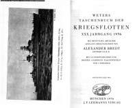 Alexander Bredt — Weyers Taschenbuch der Kriegsflotten, XXX Jahrgang 1936