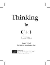 Bruce Eckel — Thinking in C [plus plus]