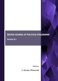 J. Jeremy Wisnewski — Review Journal of Political Philosophy