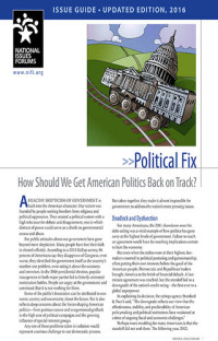 Scott London — Political Fix: How Should We Get American Politics Back on Track?