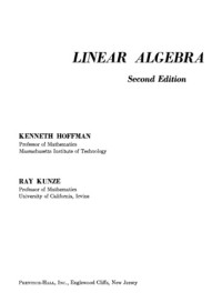 Hoffman K., Kunze R. — Linear algebra