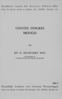 Hulstaert G. — Contes d'ogres mongo