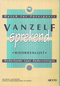 Rita Devos, Han Fraeters — Vanzelfsprekend - Nederlands voor anderstaligen - Dutch for Foreigners - Woordenlijst