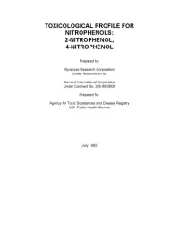 U.S. Dept of Health and Human Services — Toxicological profiles - Nitrophenols