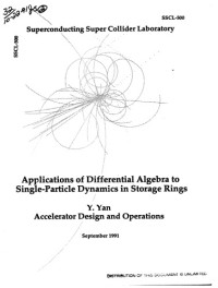  — Appl of Differential Algebra to Single-Particle Dynamics in Storage Rings