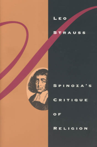 Leo Strauss — Spinoza's Critique of Religion