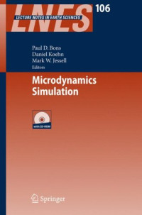 Paul D.D. Bons, Paul D.D. Bons, Daniel Koehn, Mark W. Jessell — Microdynamics Simulation