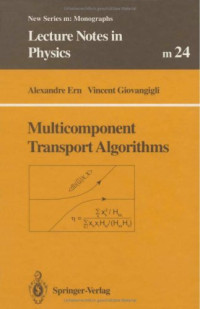 Alexandre Ern, Vincent Giovangigli — Multicomponent transport algorithms