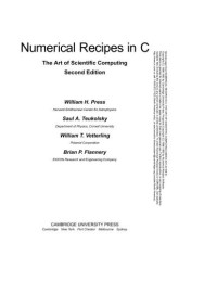 William H. Press, SaulA.Teukolsky, WilliamT.Vetterling, BrianP.Flannery — Numerical Recipes in C