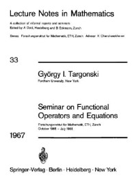 Targonski G.I. — Seminar on Functional Operators and Equations