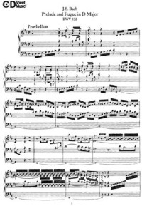 Бах И.С. — Прелюдия и Фуга Ре Мажор (BWV 532)