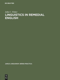 John C. Fisher — Linguistics in remedial English