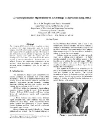 Tompkins, Kossentini — A Fast Segmentation Algorithm for Bi-Level Image Compression using JBIG2