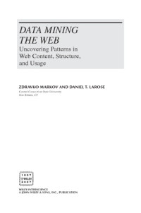 Markov, Zdravko(Contributor);Larose, Daniel T — Data-Mining the Web