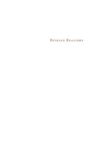 Molly Brunson — Russian Realisms Literature and Painting, 1840-1890