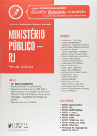 Bárbara Luiza Coutinho do Nascimento — Ministério Público. RJ - Coleção Preparando Para Concursos. Provas Discursivas Comentadas