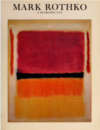 Diane Waldman — Mark Rothko 1903-1970: A Retrospective